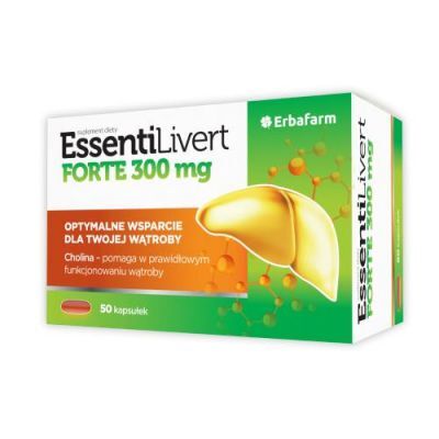 EssentiLivert Forte 300 mg, 50 kaps.