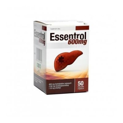 Essentrol 600mg, 50kaps.