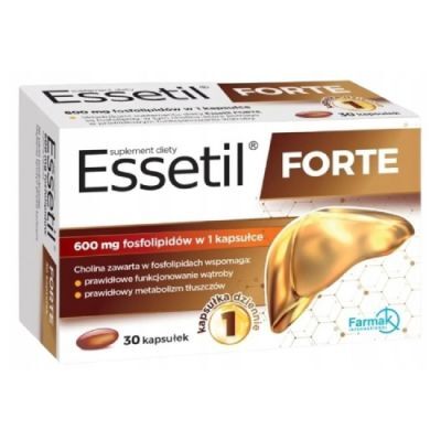 ESSETIL FORTE 30 kapsułek na wątrobę