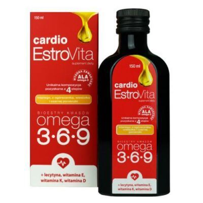 EstroVita Cardio płyn, 150ml KRÓTKA DATA 30.11.2024