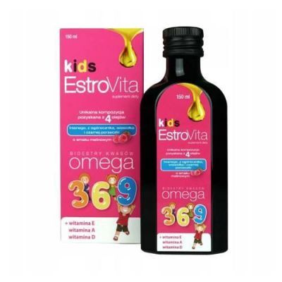 EstroVita Kids o smaku malinowym, 150ml KRÓTKA DATA 31.07.2026