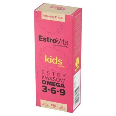 ESTROVITA KIDS Płyn o smaku malinowym 150 ml