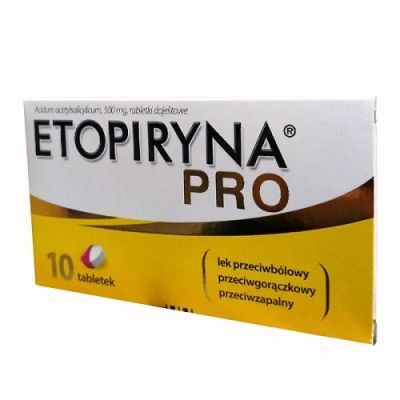 ETOPIRYNA PRO 500 mg 10 tabletek dojelitowych