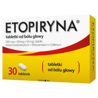 ETOPIRYNA Tabletki od bólu głowy 30 tabletek