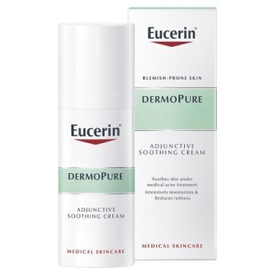 Eucerin DermoPure Krem kojący w trakcie kuracji przeciwtrądzikowych, 50 ml