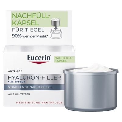 Eucerin Hyaluron-Filler + 3x Effect Krem na noc wkład uzupełniający, 50 ml