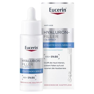 Eucerin Hyaluron-Filler + 3x Effect Serum intensywnie nawilżająco-regenerujące, 30 ml
