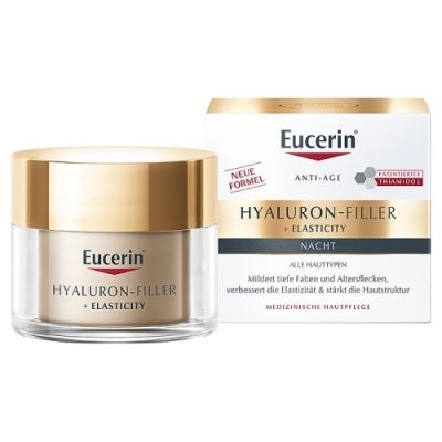 Eucerin Hyaluron-Filler + Elasticity Krem do twarzy na noc, 50 ml