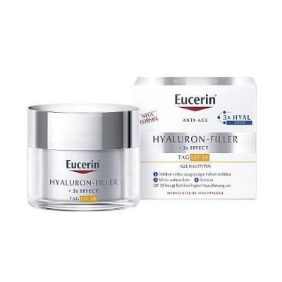 Eucerin Hyaluron Filler Przeciwzmarszczkowy krem do twarzy na dzień SPF30, 50ml KRÓTKA DATA 30.06.2026