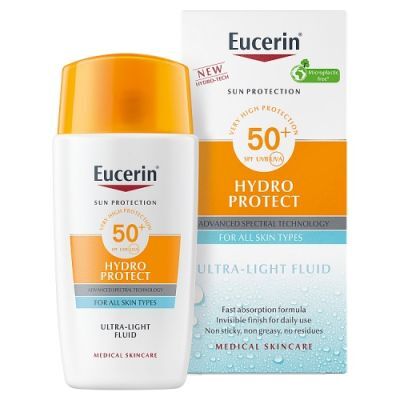 Eucerin Hydro Protect Ultralekki fluid ochronny SPF50+, 50 ml
