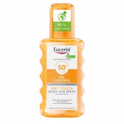 Eucerin Sun Oil Matujący spray z filtrem przeciwsłonecznym SPF50+, 200 ml