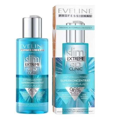 Eveline 4D Slim Extreme Clinic Antycellulitowy superkoncentrat wyszczuplający, 150 ml