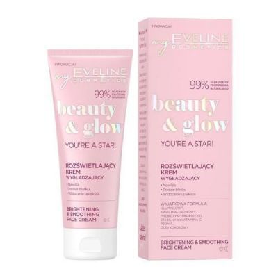 EVELINE Beauty & Glow You're a Star! Rozświetlający krem wygładzający, 75 ml  KRÓTKA DATA  27.10.2024