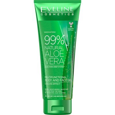 EVELINE COSMETICS 99% NATURAL ALOE VERA Multifunkcyjny żel do ciała i twarzy EFEKT CHŁODZĄCY 250 ml