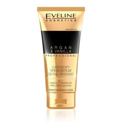 EVELINE Argan & Vanilla Luksusowy Krem-serum do rąk i paznokci, 100 ml
