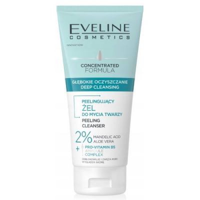 Eveline Głębokie Oczyszczanie Peelingujący żel do mycia twarzy, 150 ml