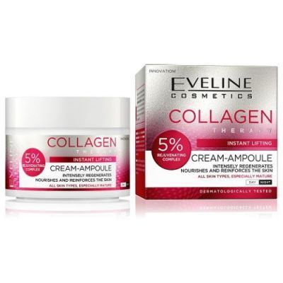 EVELINE Kolagen Therapy Krem-Ampułka intensywnie odmładzający, 50ml