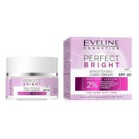 Eveline Perfect Bright Lekki krem rozświetlający do twarzy na dzień SPF20, 50 ml