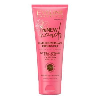 Eveline Renew Hands Silnie regenerujący krem do rąk Kwiat Wiśni, 75 ml