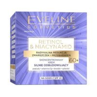EVELINE Retinol &amp; Niacynamid Skoncentrowany krem silnie odbudowujący na dzień 60+, 50ml
