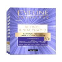 EVELINE Retinol &amp; Niacynamid Ultrabogaty krem modelujący owal twarzy na noc 60+, 50ml