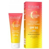 EVELINE Vitamin C 3x Action Nawilżająco-ochronny krem do twarzy SPF50, 30ml