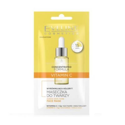 EVELINE Vitamin C Wyrównująca koloryt maseczka do twarzy, 8ml