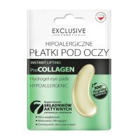 Exclusive Cosmetics Hipoalergiczne płatki pod oczy z kolagenem, 1 para