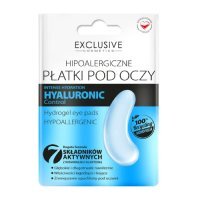 Exclusive Cosmetics Hipoalergiczne płatki pod oczy z kwasem hialuronowym, 1 para