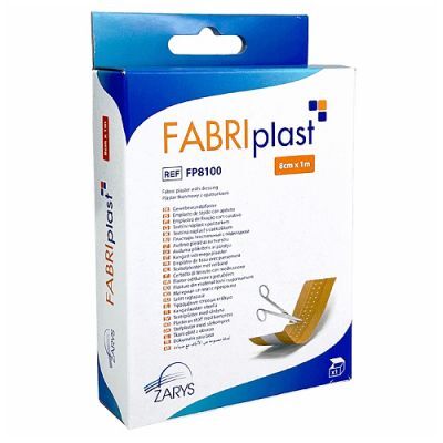 FABRIPlast Plaster tkaninowy z opatrunkiem 8cm x 1m
