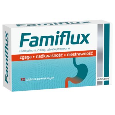 Famiflux 20 mg, 30 tabletek powlekanych