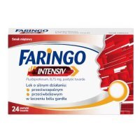 Faringo Intensiv, 24 pastylki twarde