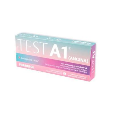 Farmabol Test A1 (angina) do wykrywania paciorkowców grupy A, 1 szt.
