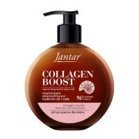 FARMONA Jantar Collagen Boost Regenerujące mydło do rąk i ciała z esencją bursztynową i kolagenem morskim, 400 ml