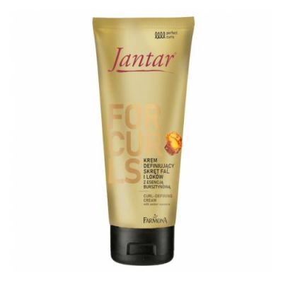 FARMONA JANTAR Krem definiujący skręt fal i loków z esencją bursztynową, 100 ml