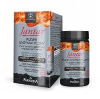 JANTAR Puder enzymatyczny z wyciagiem z bursztynu i węglem do skóry głowy i włosów 30 g FARMONA