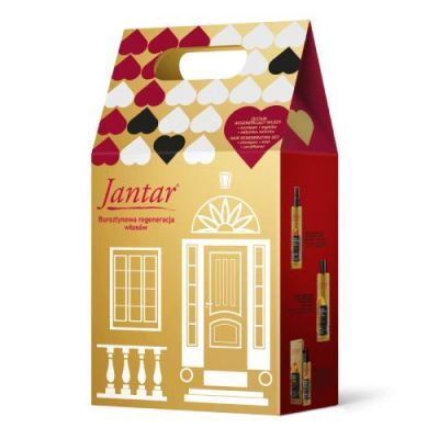 FARMONA Jantar Zestaw regenerujący włosy Szampon, 330ml + Mgiełka, 200ml + Odżywka- wcierka, 100ml