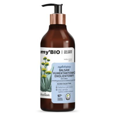 FARMONA my'BIO Wygładzający balsam do ciała humektantowo-emolientowy, 400ml