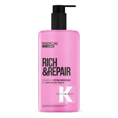 Farmona Radical Hair Clinic Rich&Repair Wygładzająca odżywka regenerująca, 260 ml
