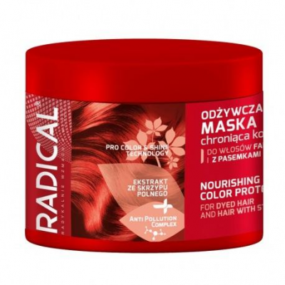 RADICAL Maska odżywcza chroniąca kolor do włosów farbowanych z pasemkami 300 ml FARMONA
