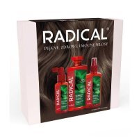 Farmona Radical Zestaw Odżywka wzmacniająca, 100 ml + Szampon wzmacniający do włosów wypadających, 400 ml + Mgiełka do włosów wypadających, 200 ml