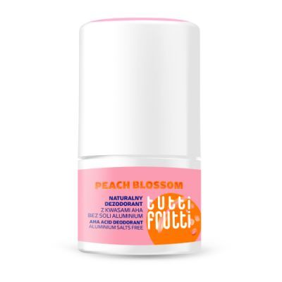 Farmona Tutti Frutti Naturalny dezodorant z kwasami AHA bez soli aluminium Peach Blossom, 50 ml