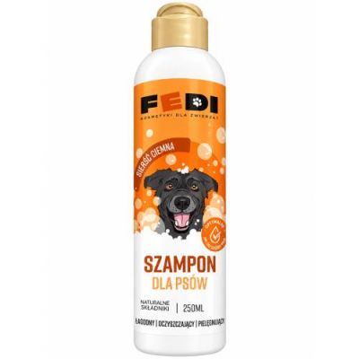 Fedi Szampon dla psów Sierść ciemna, 250 ml