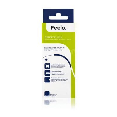 FEELO Expert Floss Ortodontyczna nić dentystyczna, 50 szt.