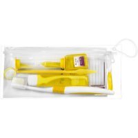 FEELO Ortho Kit Zestaw ortodontyczny w kosmetyczce żółty