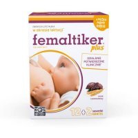 Femaltiker plus smak czekoladowy, 14 sasz.