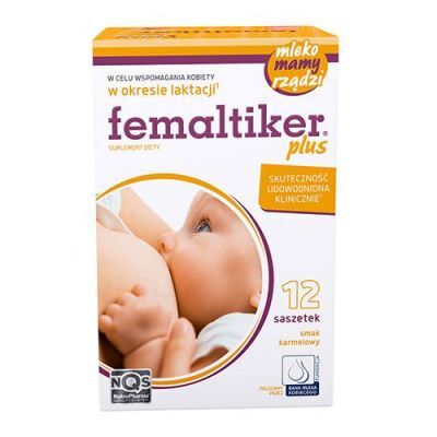 Femaltiker® plus smak karmelowy, 12 sasz.