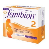 FEMIBION 2 Kwas foliowy. Ciąża 56 tabletek + 56 kapsułek