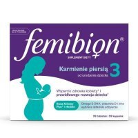 Femibion 3 Karmienie piersią + DHA, 28 tabl. + 28 kaps. KRÓTKA DATA 31.12.2026