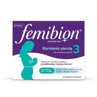 FEMIBION 3 Kwas foliowy. Karmienie piersią 56 tabletek + 56 kapsułek